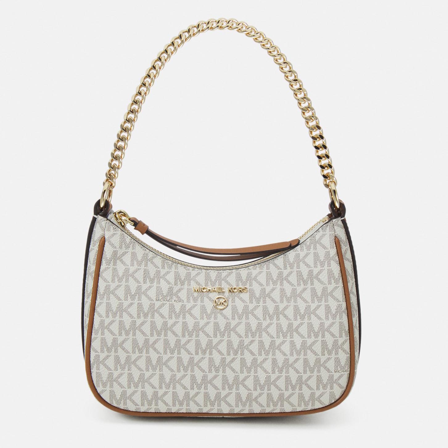 

Сумка хобо Michael Kors Jet Set Charm Chain Pouchette, бежевый