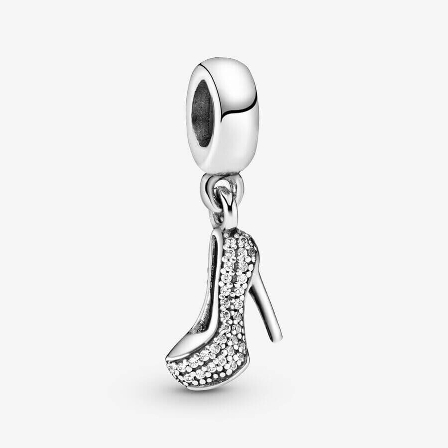 

Шарм-подвеска Pandora Moments Pavé Stiletto Shoe, серебро/прозрачный, Белый, Шарм-подвеска Pandora Moments Pavé Stiletto Shoe, серебро/прозрачный