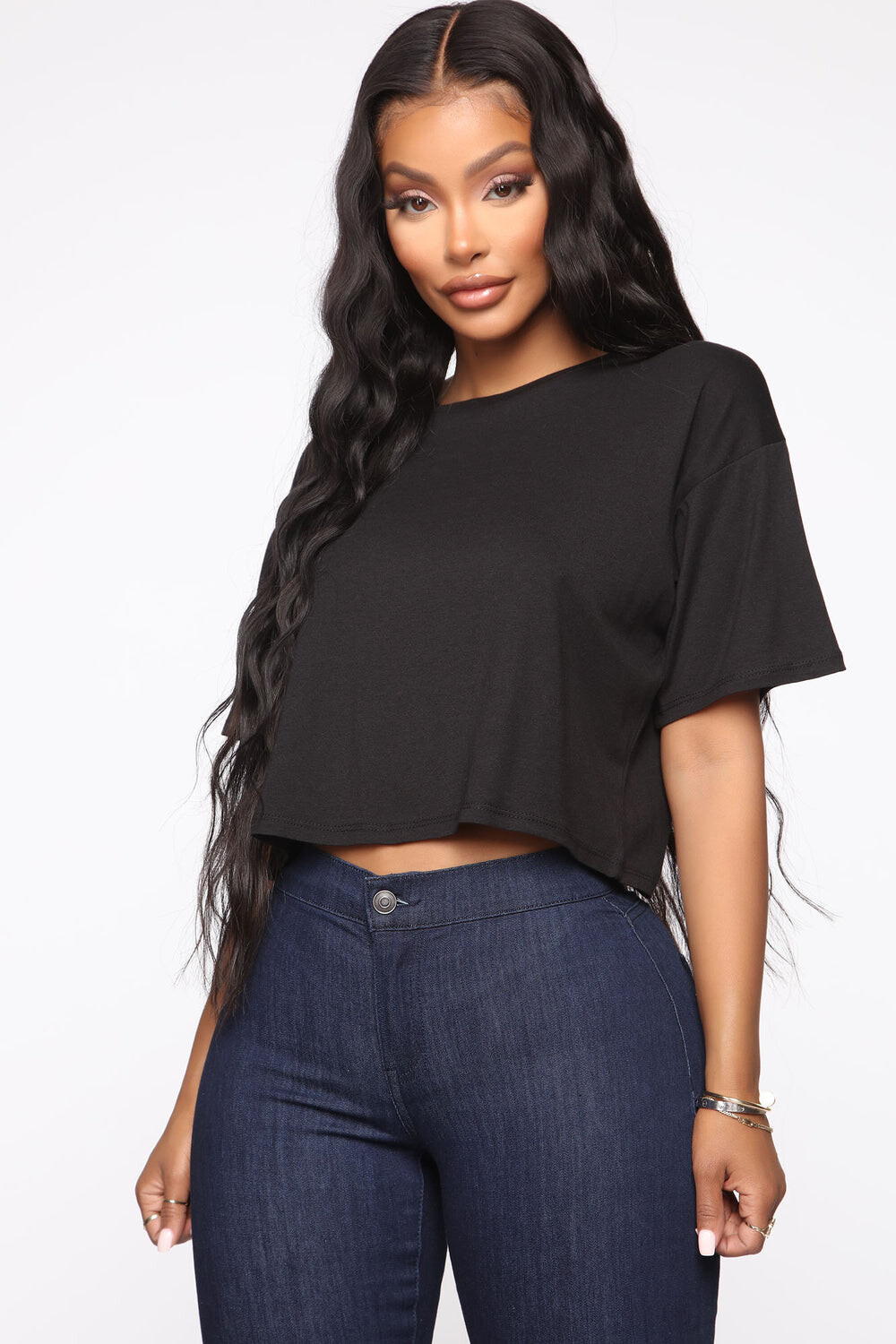 

Топ Fashion Nova JT35619A, черный