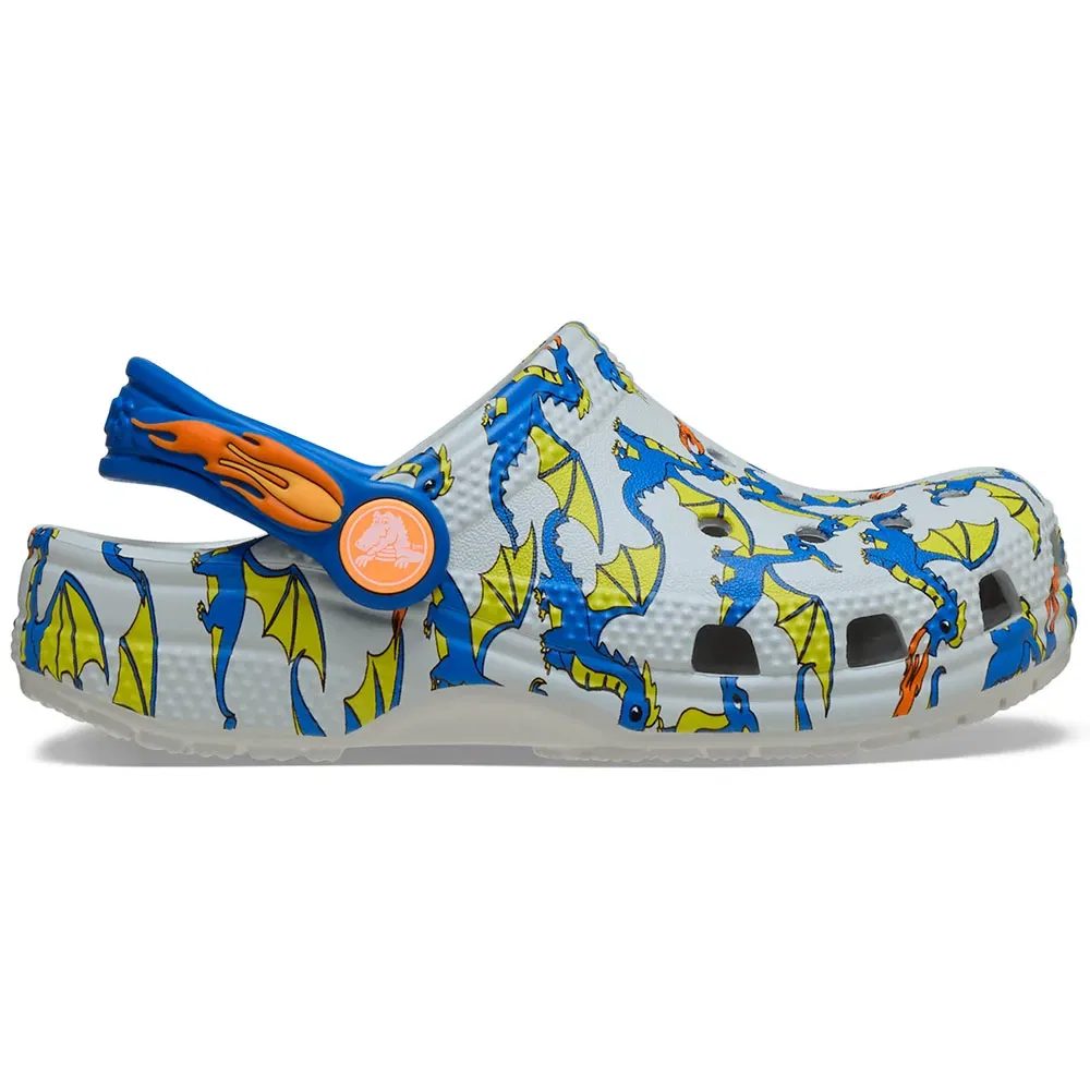 Комбинезон с принтом Classic Dragon Graphic Crocs, белый