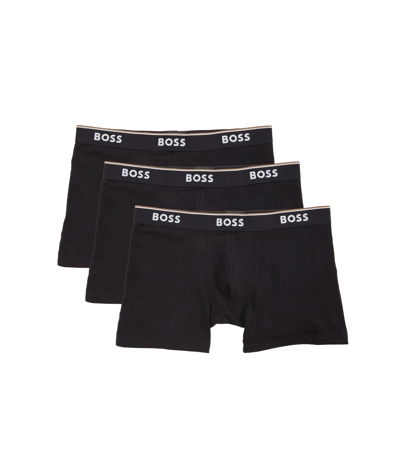 Боксеры-брифы, 3 пары Boxer Brief 3-Pack CO/EL 10146061 01 Boss, Black