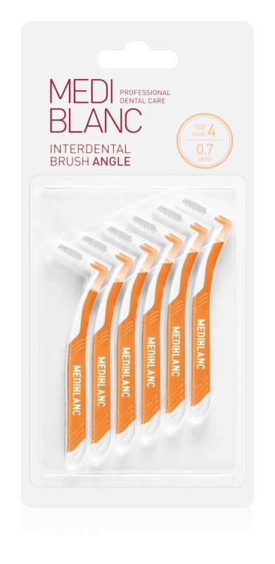 

Межзубная щетка 6 шт. MEDIBLANC Interdental Pick-brush Angle