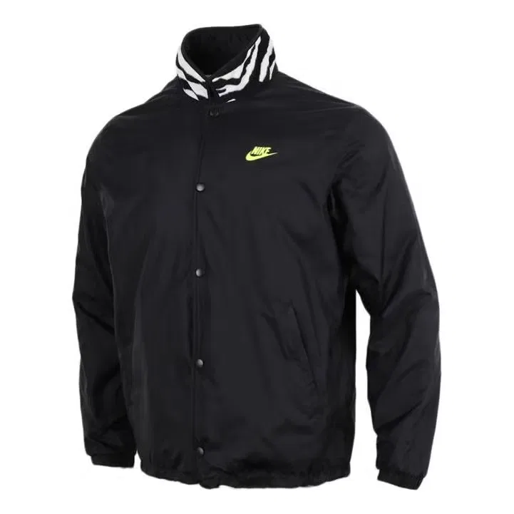 Куртка флисовая с длинным рукавом Coaches Reversible Nike, черный