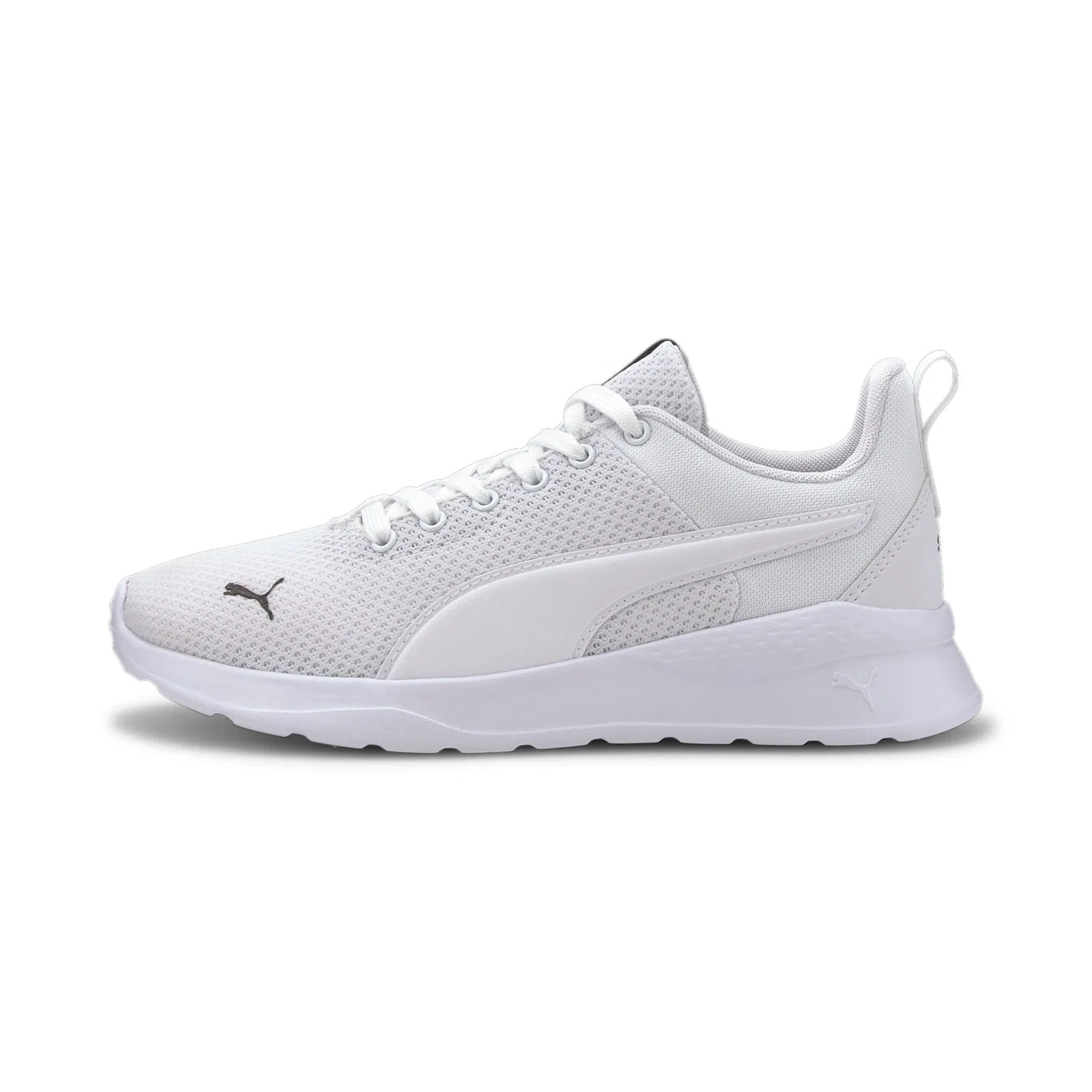 Детские текстильные кроссовки с дышащим верхом PUMA, White — фото 2
