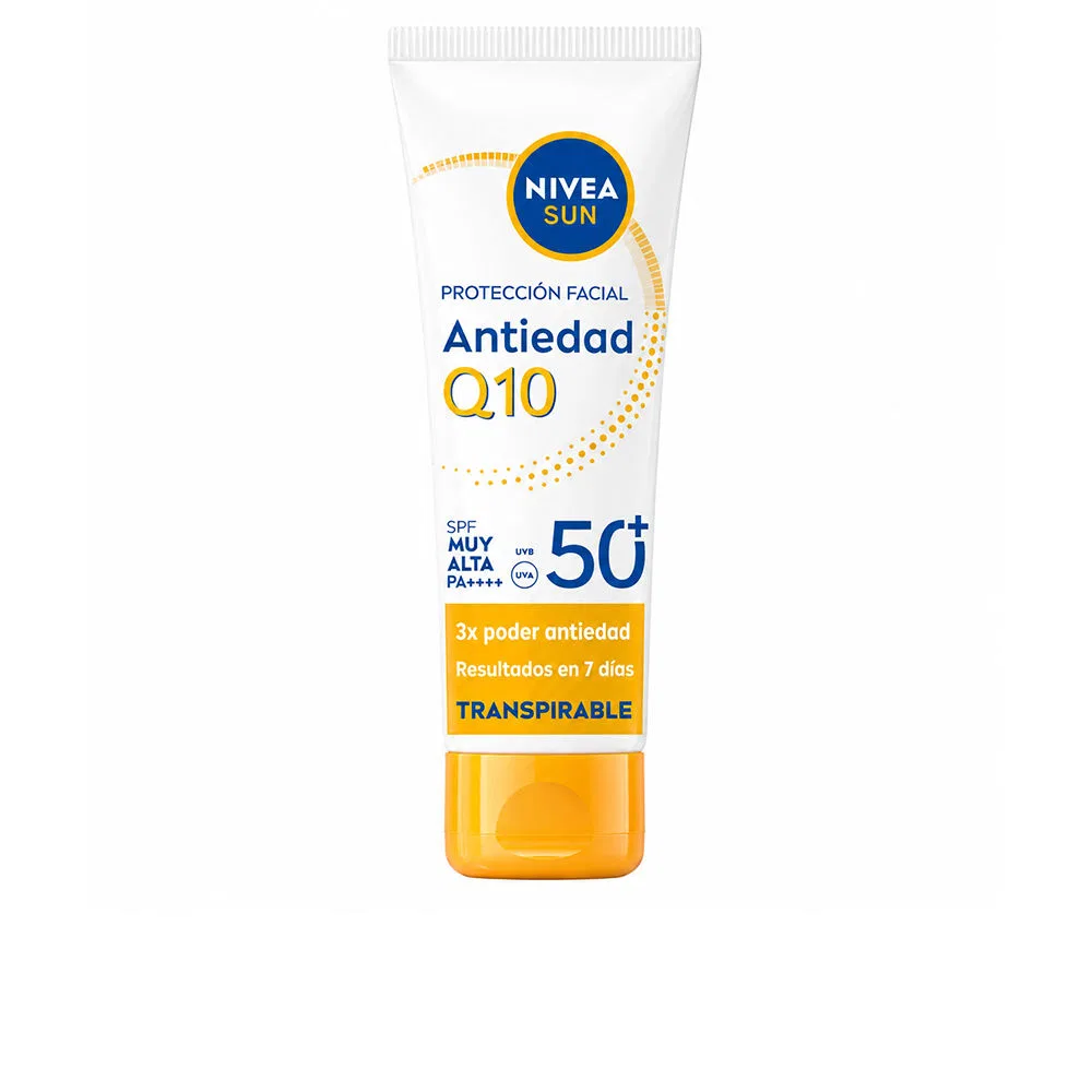 Солнцезащитный крем для лица SPF 50+ 40 мл с Q10 Anti-Эйдж Nivea