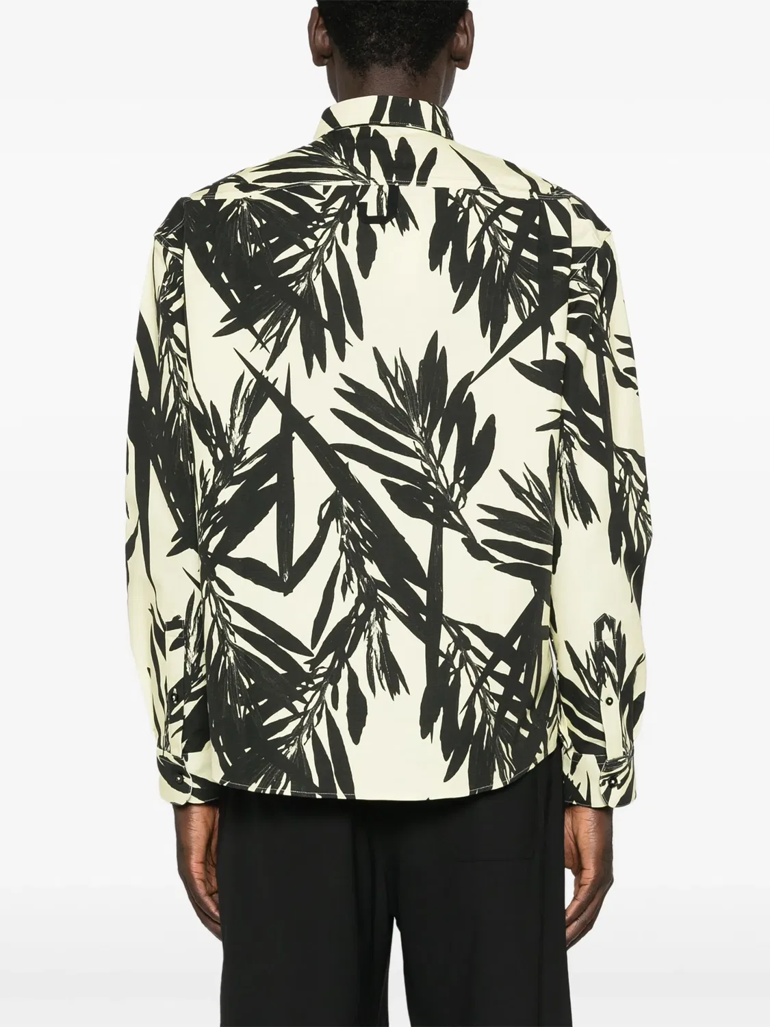 Рубашка La Chemise Simon из хлопка Jacquemus, масляный желтый/черный — фото 2
