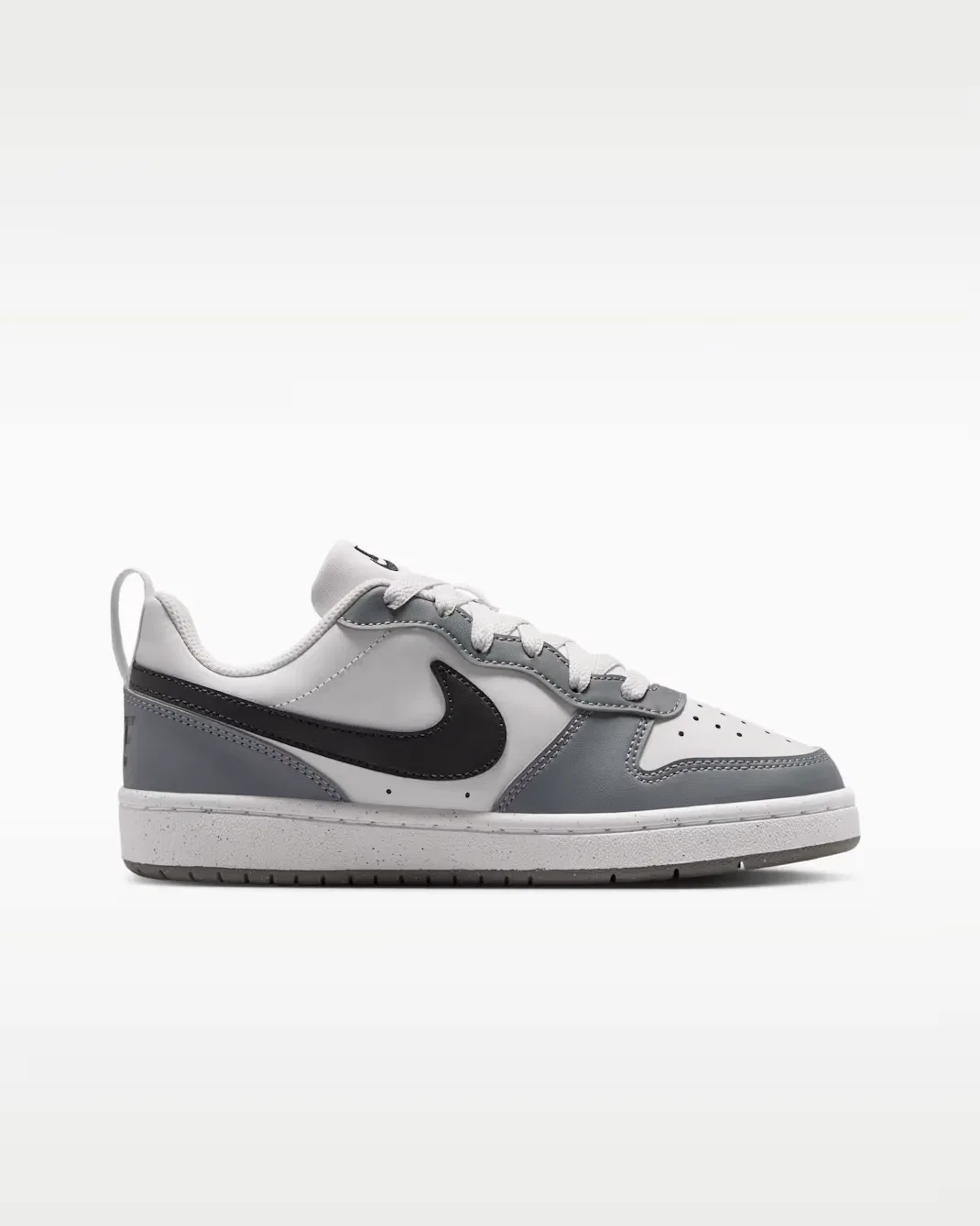 Кроссовки для детей постарше Nike Court Borough Low Recraft, Platinum Tint/Smoke Grey/White/Black — фото 3