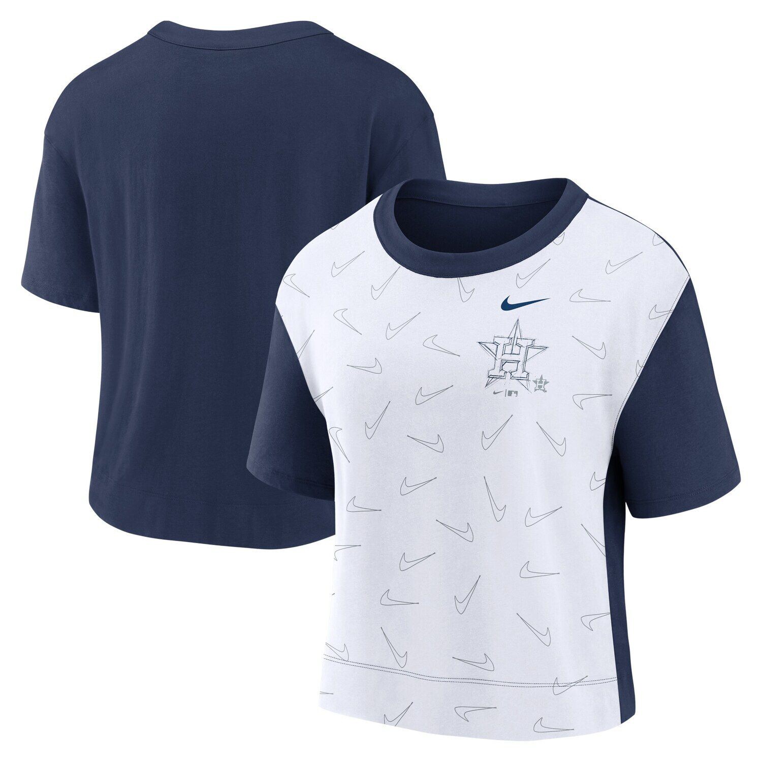 

Женская модная футболка с высокими бедрами Nike Houston Astros Line Up темно-синего/белого цвета Nike, Синий, Женская модная футболка с высокими бедрами Nike Houston Astros Line Up темно-синего/белого цвета Nike