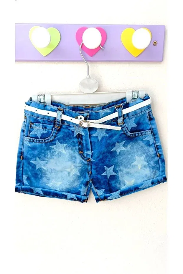 Детские шорты джинсовые облегающие Bilge Trend, Blue — фото 4