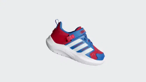 Детские кроссовки со светодиодной подсветкой Marvel Lightorama Spider-Man Adidas Sportswear, алый/белый/ярко-синий — фото 2