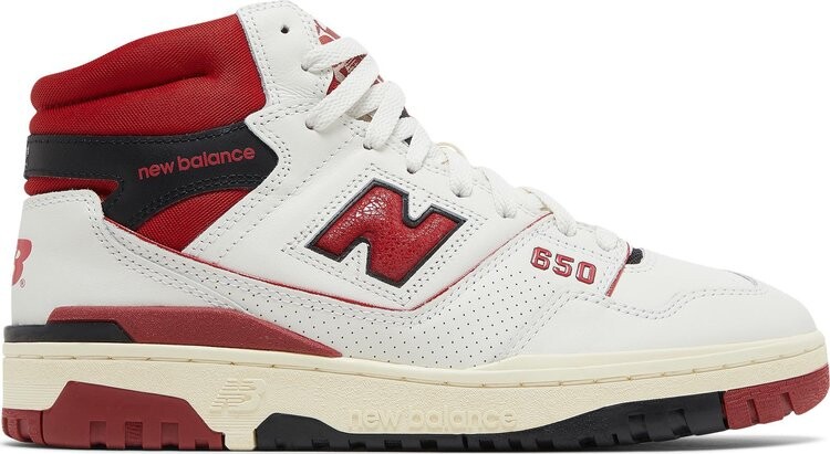 

Кроссовки New Balance Aimé Leon Dore x 650R 'White Red', белый