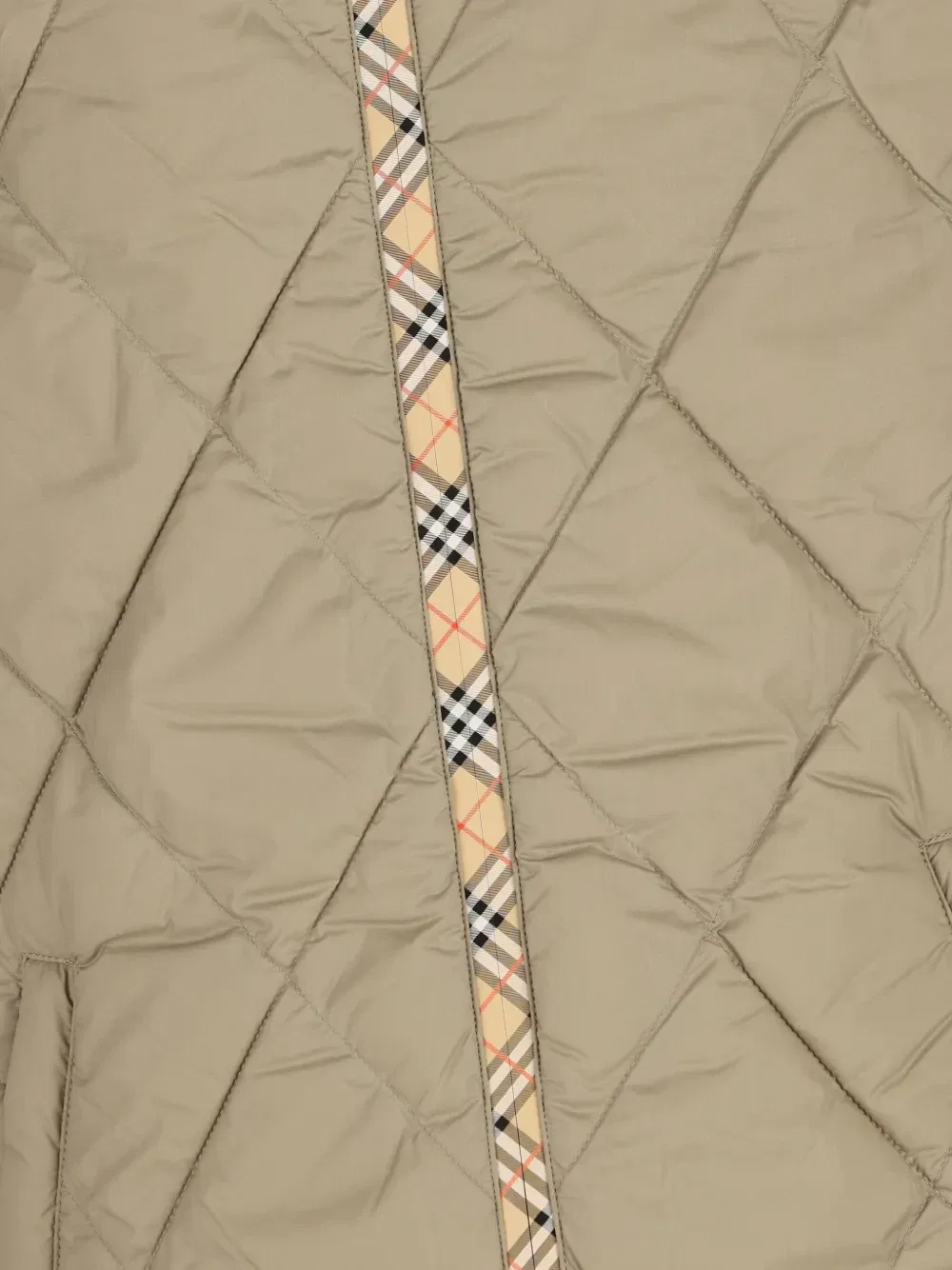 Стеганый жилет Burberry Kids, бежевый — фото 4