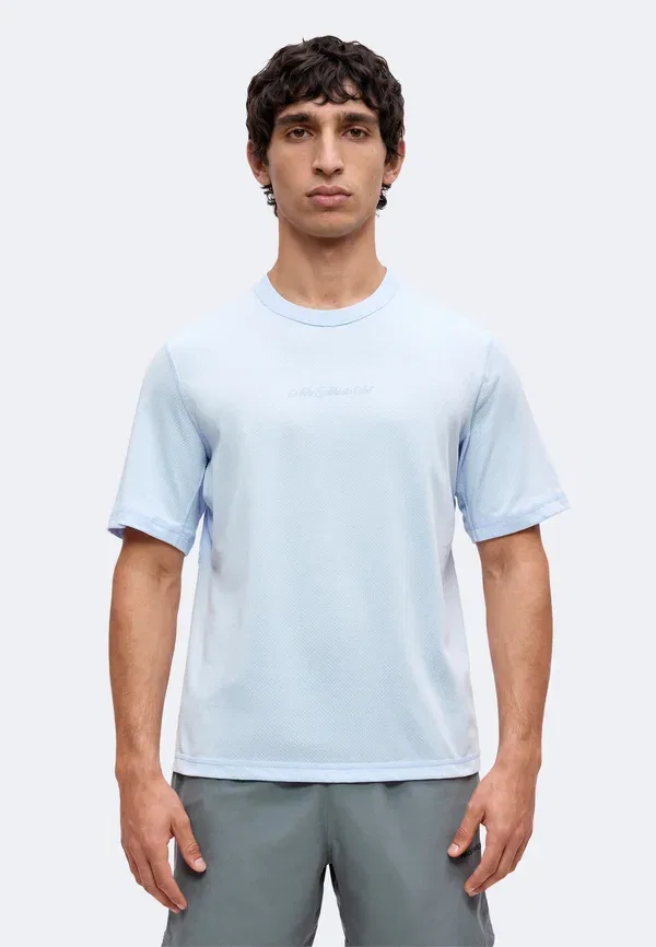 Футболка с принтом Dri-fit Nike Performance, Hydrogen Blue/Light Armory Blue, синий