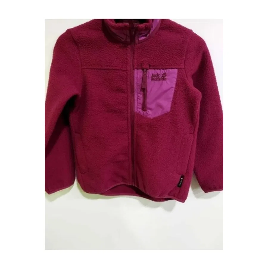 Детский флисовый джемпер Ice Cloud Jacket Jack Wolfskin, Красный — фото 2