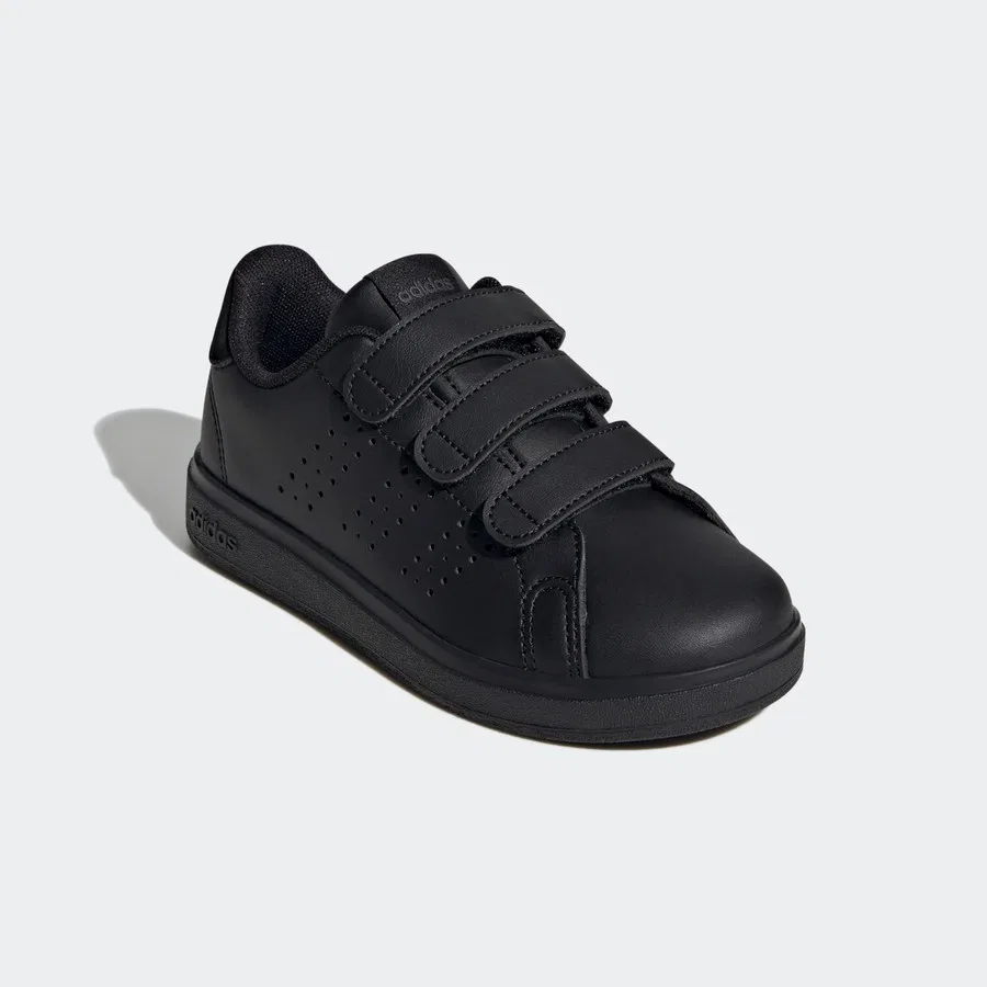 Кроссовки детские с ремешками на липучке Advantage Base 2.0 adidas, Черный — фото 4