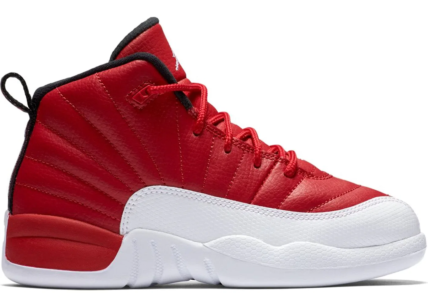 Детские кроссовки для мальчиков с длинным рукавом Jordan 12 Retro Jordan, Gym Red/White-Black