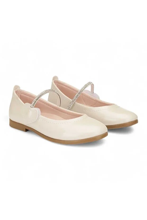 Детские балетки для девочек с ортопедической стелькой 0Rtopedic, Tr, Beige