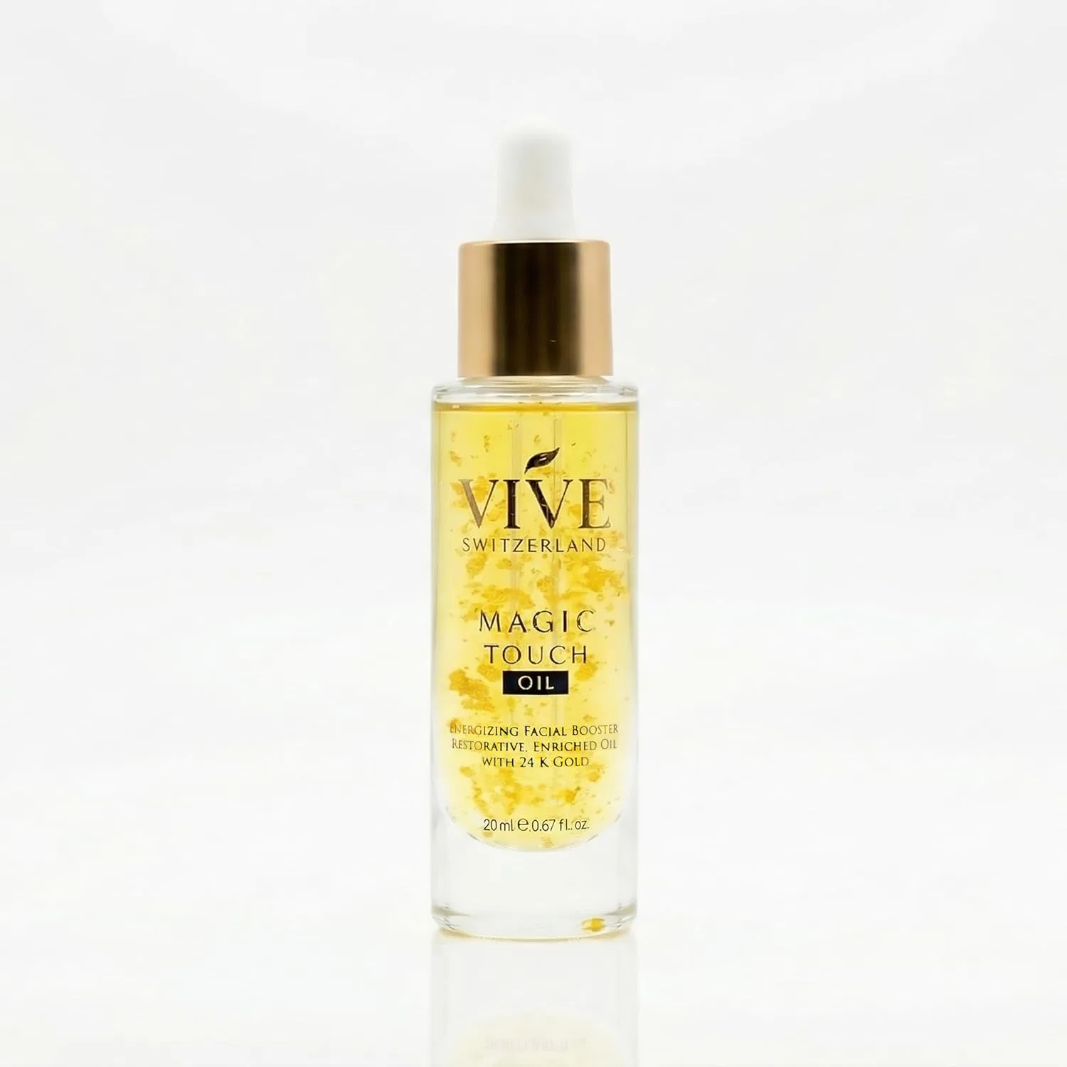 Масло для лица и тела VIVE Magic Touch 24K Oil с частицами золота, 20 мл Vive Switzerland