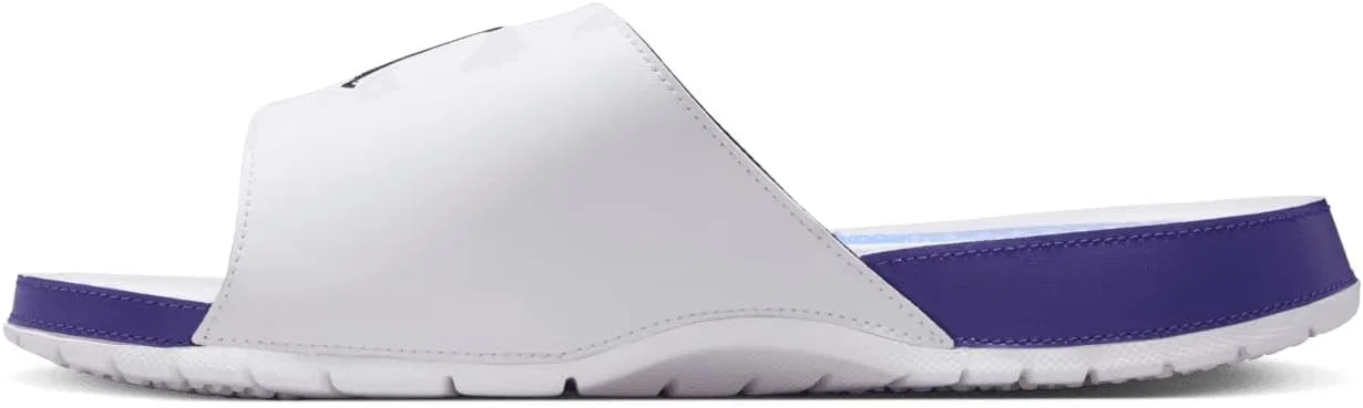 Мужские шлепанцы Jordan Hydro V Retro (555501-103, белый/черный/изумрудный/виноградный лед) — фото 4