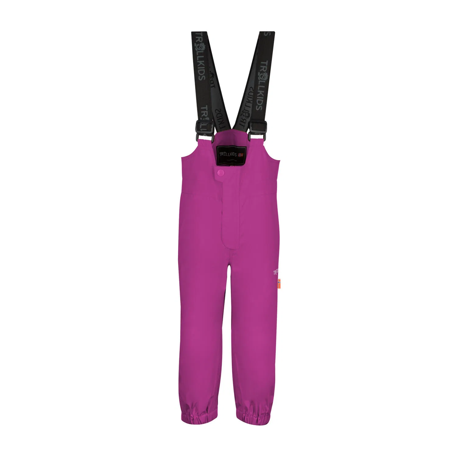Детские непромокаемые штаны для девочек Odda Pant Trollkids, Granatapfelrosa — фото 2