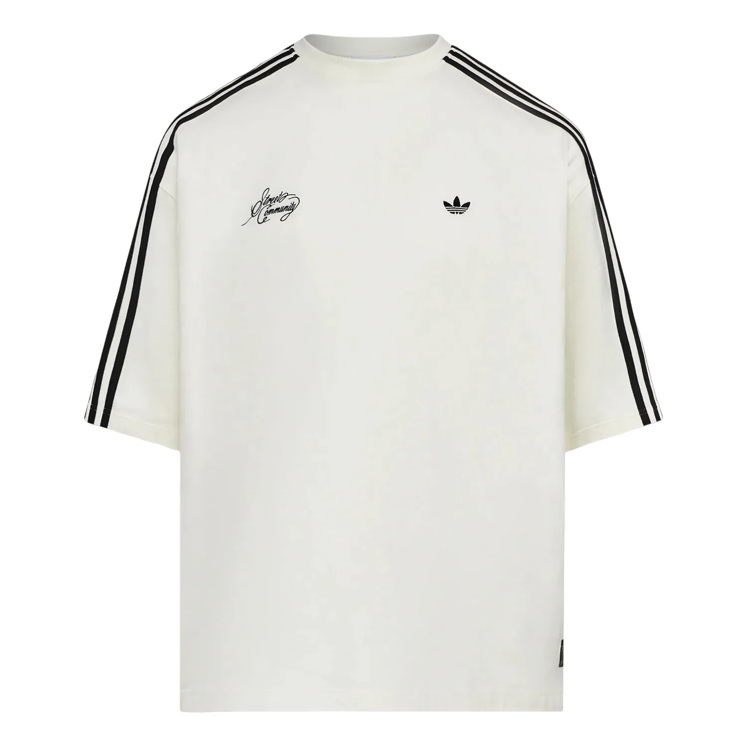 Мужская футболка T-Shirt Asia Sizing 'Off White' adidas, Off White