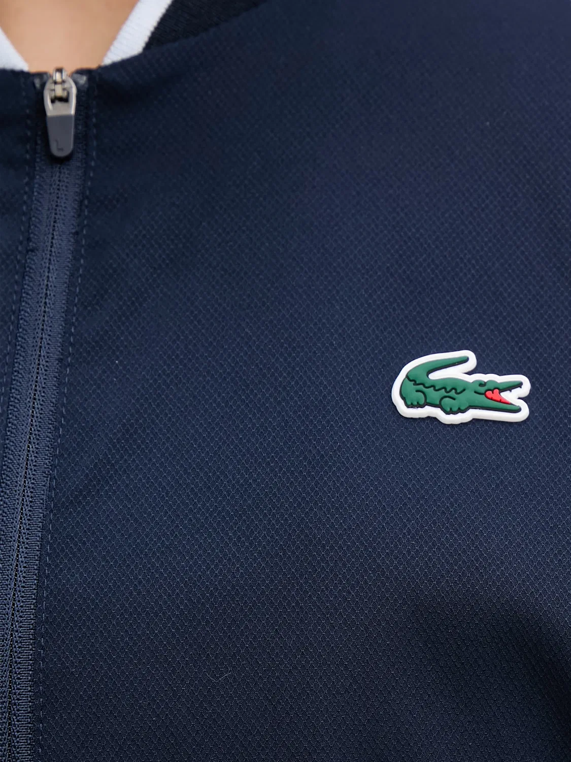 Куртка с логотипом на груди синяя Lacoste, синий — фото 3