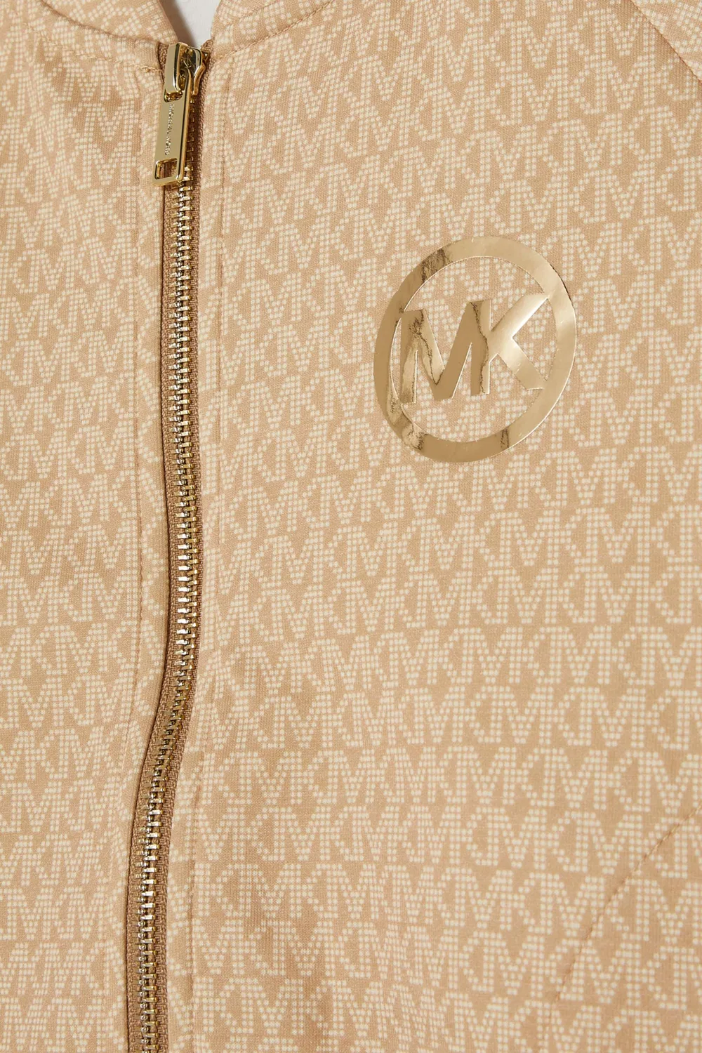 Куртка спортивная с логотипом Monogram Michael Kors Kids — фото 3