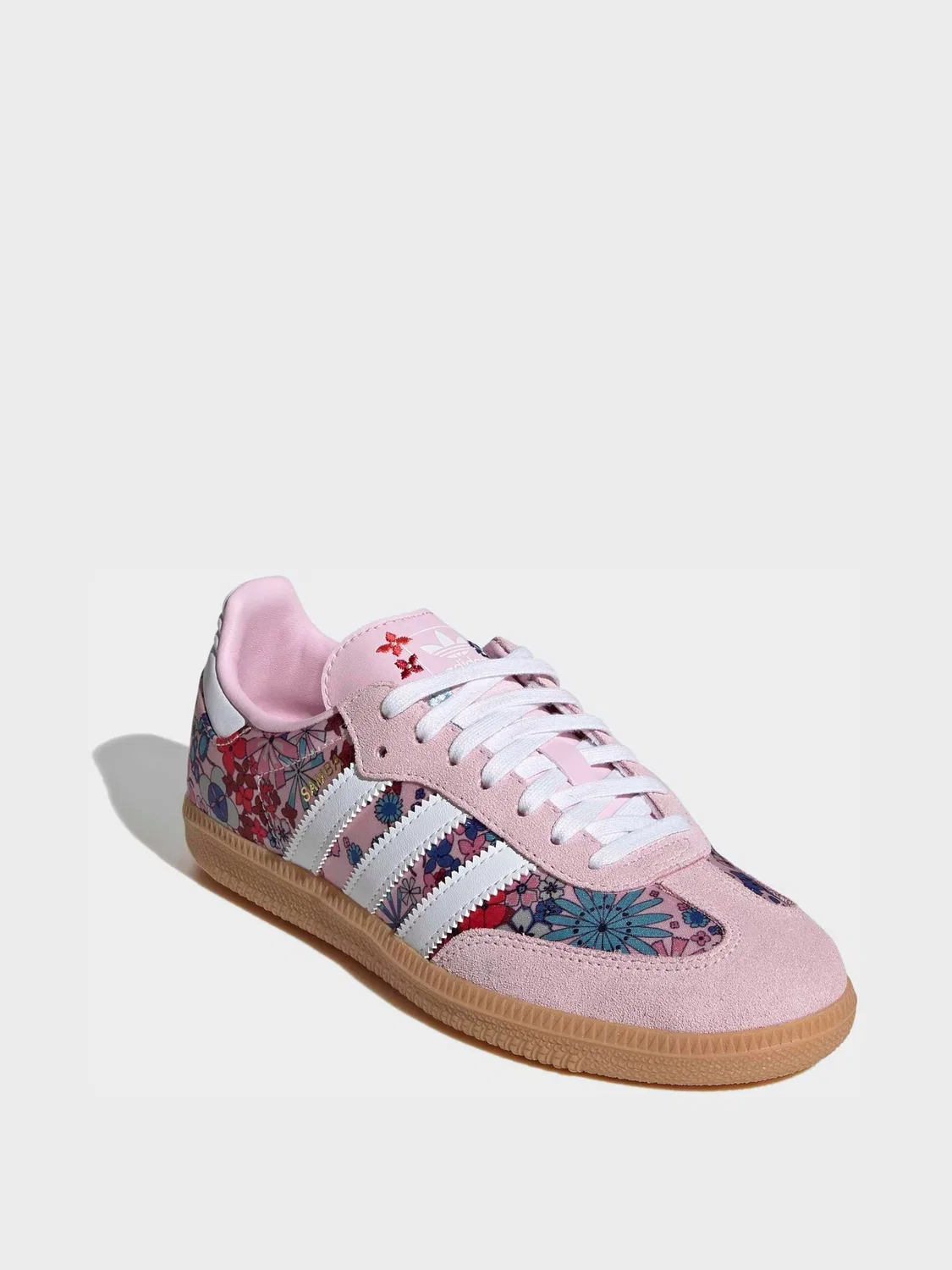 Кроссовки Samba OG x Liberty London, adidas Originals, сиреневый/розовый — фото 4
