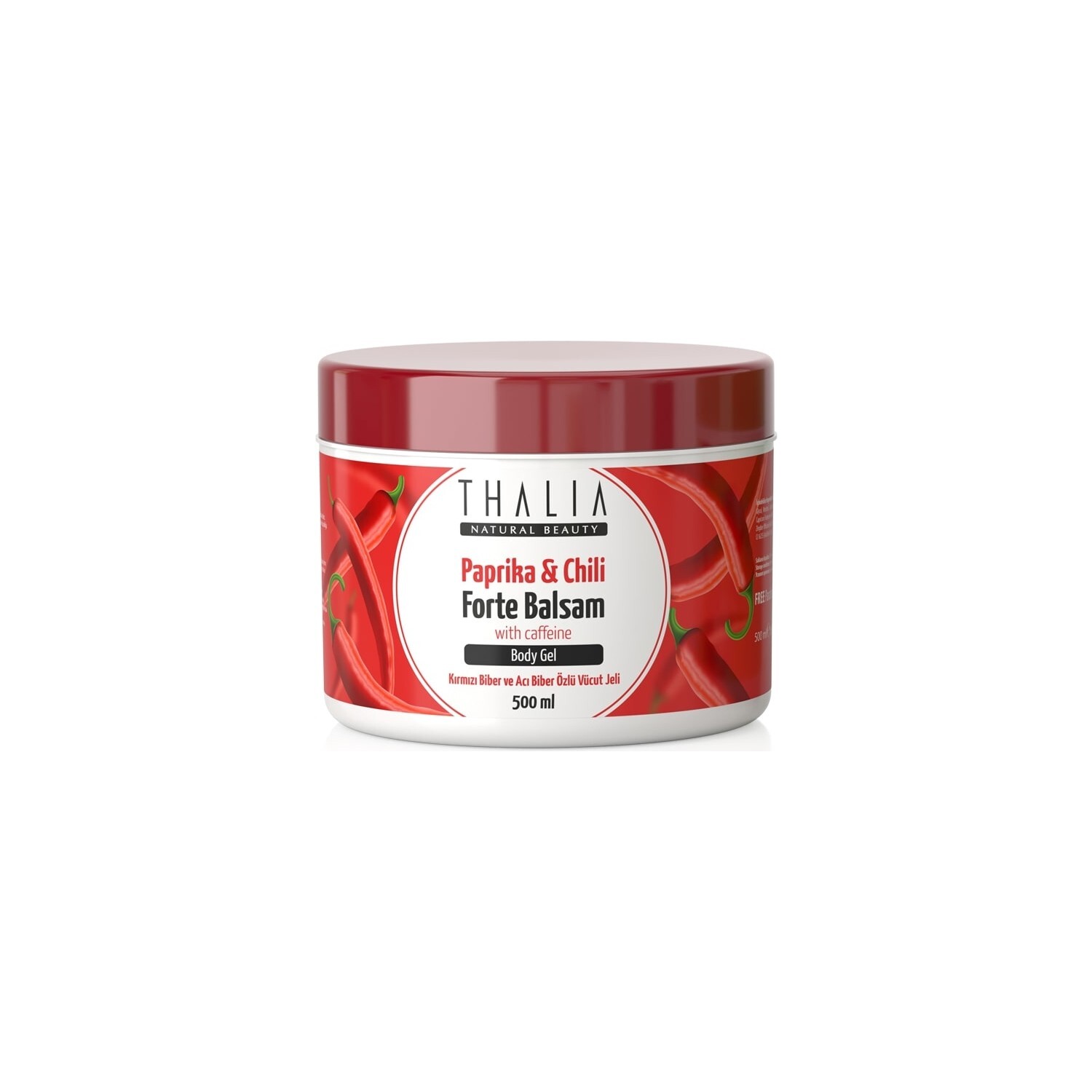 Массажный гель-бальзам Thalia Forte Balm с экстрактом красного перца, 500 мл