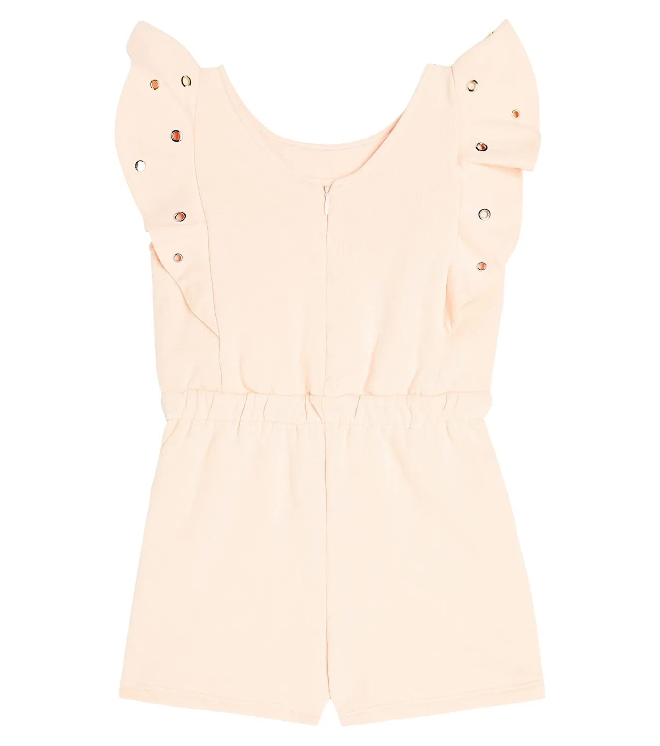 Комбинезон-песочник хлопковый Chloé Kids, розовый — фото 4
