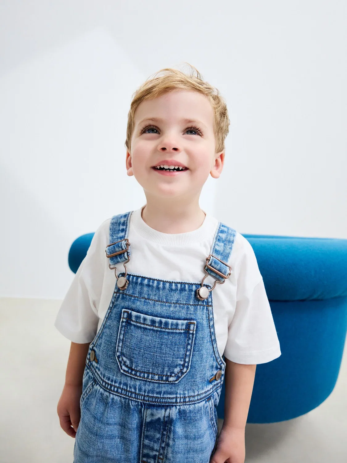 Комбинезон Mid Blue Dungarees Next, голубой — фото 2