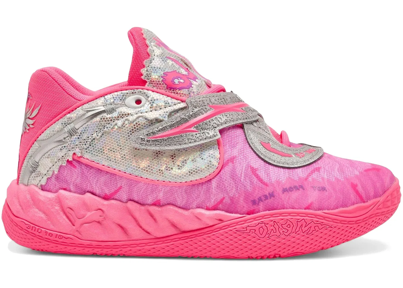 Детские кроссовки для мальчиков с высокой производительностью Puma LaMelo Ball MB.05, Sun Struck/Pure Magenta