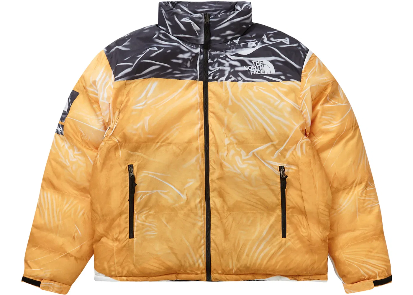 Мужская куртка с принтом Trompe Loeil Supreme The North Face, Yellow