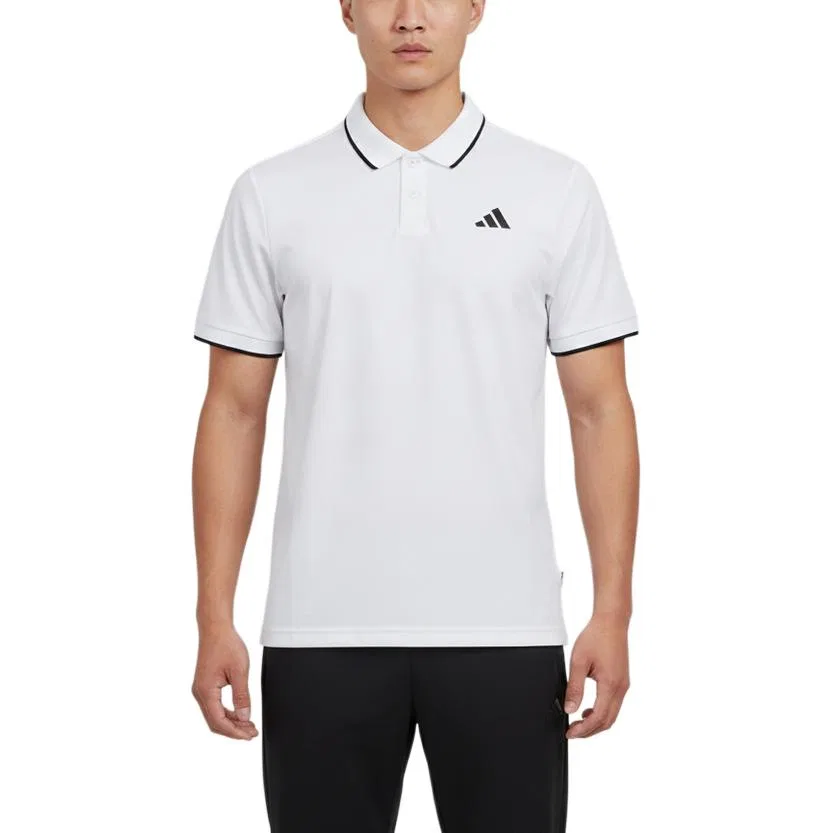 Поло для мужчин белое, Adidas, White
