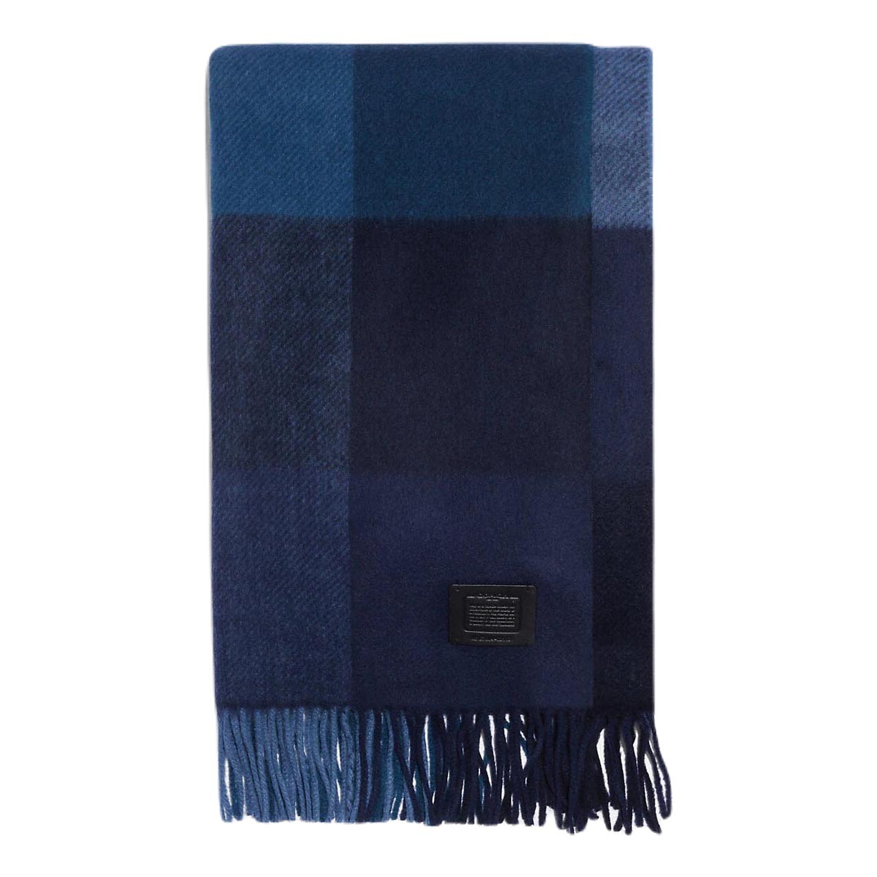 

Шарф Coach Outlet Plaid Print Oversized, темно-синий