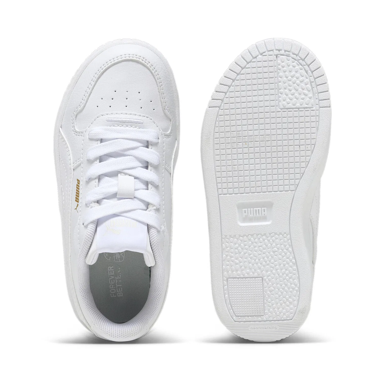 Детские кроссовки с платформой Carina Street Sneakers Madchen Puma, Weiss — фото 4