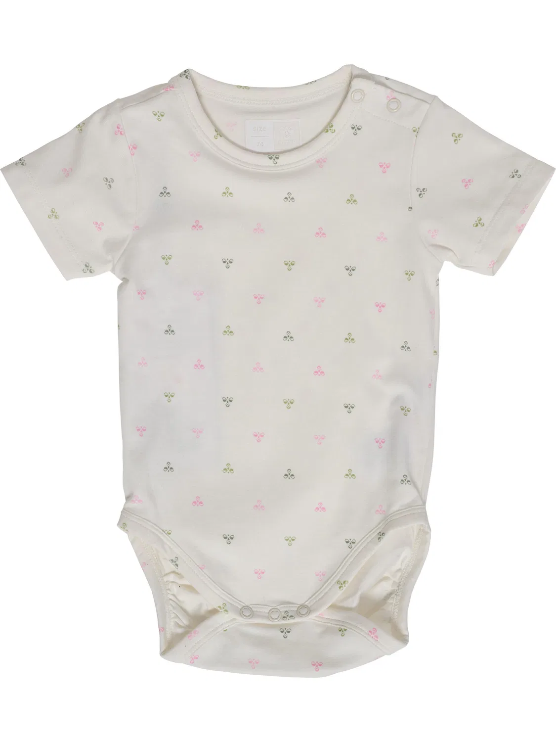 Детский хлопковый боди-комбинезон Hmlbeesy Lifestyle Hummel, Rosa Orchideenpink — фото 3