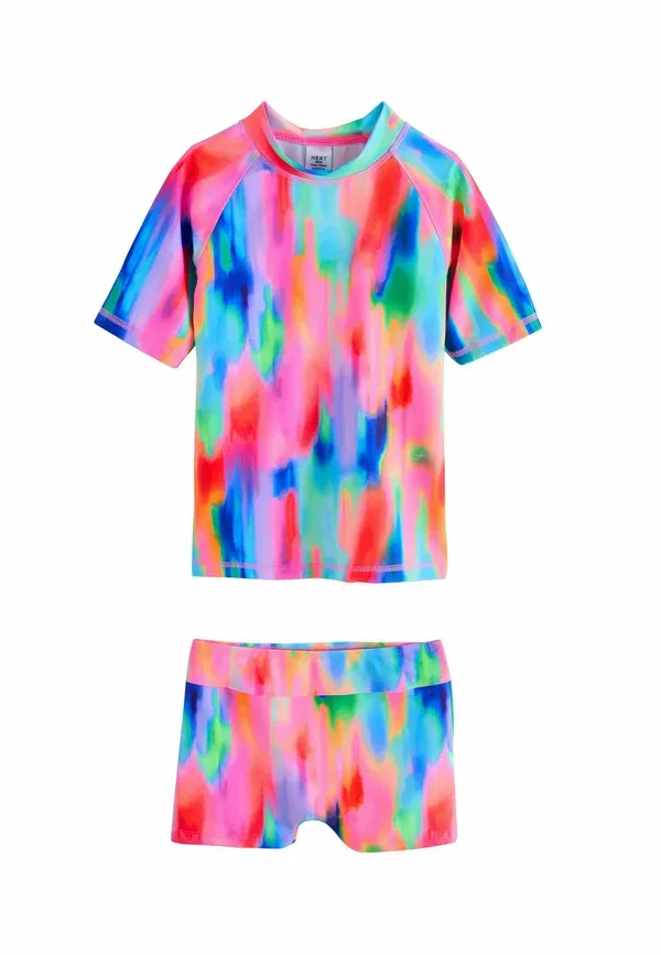 Купальник, мультиколор, Regular fit set, Next, Rainbow Tie Dye
