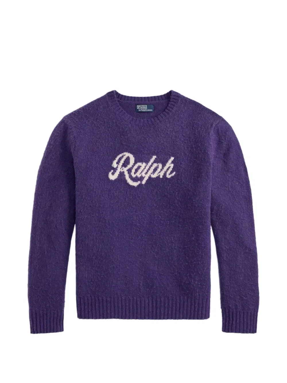 Свитер с логотипом Polo Ralph Lauren, фиолетовый