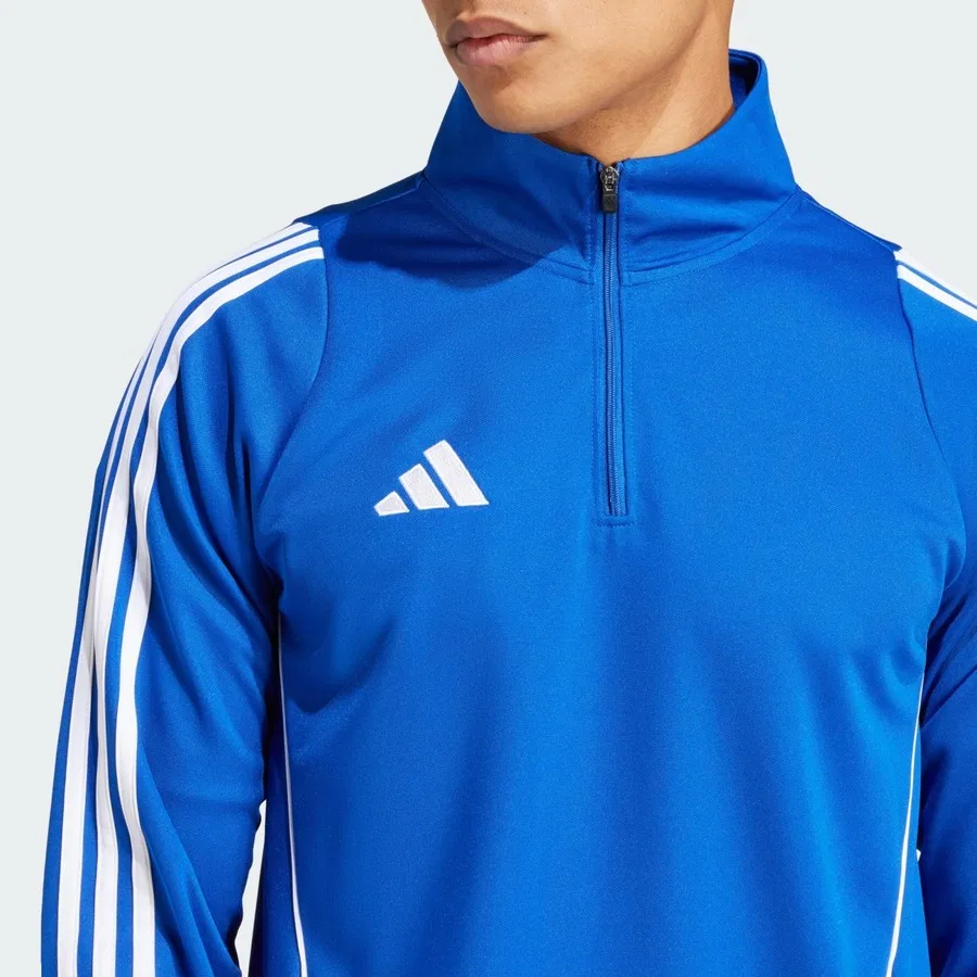 Свитшот мужской с длинным рукавом Tiro 24 Training Top adidas, Сине-белый — фото 4