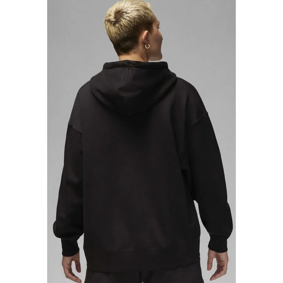 Женский худи oversize с капюшоном Jordan Flight Full Zip Nike, Черный — фото 2