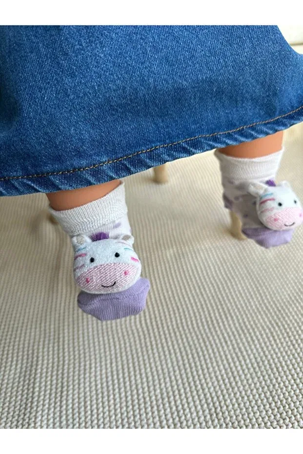 Детские носки с принтом с игрушками Myluni, Lilac