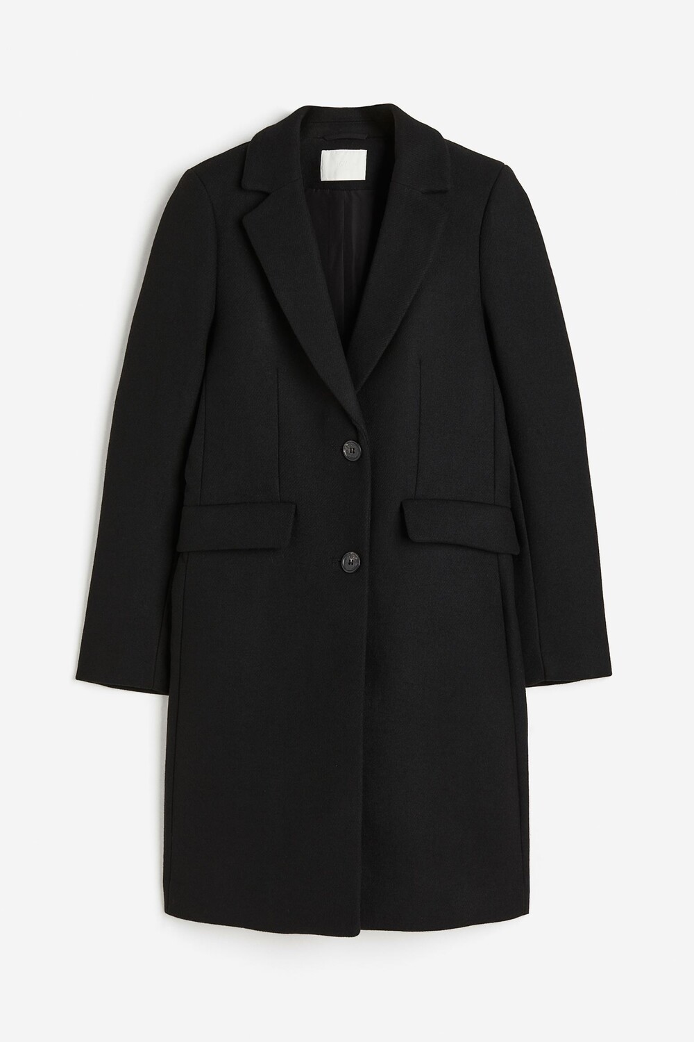 

Пальто H&M Single-breasted, черный