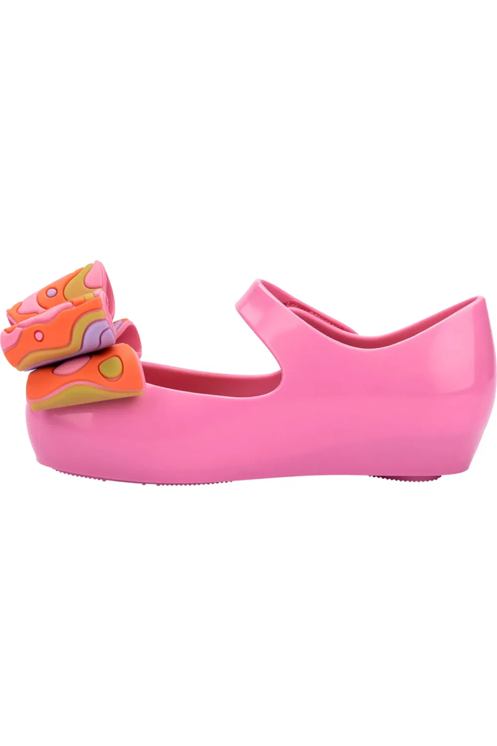 Детские туфли Мэри Джейн с бантом Ultragirl Wonderland Mini Melissa, розовый/оранжевый — фото 4