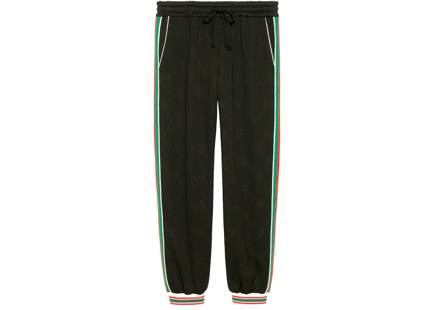 Мужские спортивные штаны с принтом Jogging Pant Gucci, Black