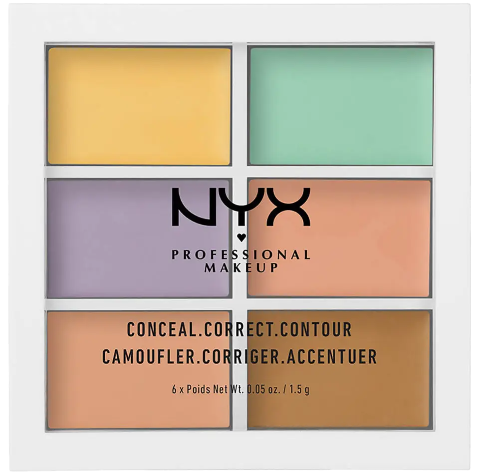 

NYX Professional Makeup Color Correcting палетка корректоров для лица 3CP 04, 1,5 г