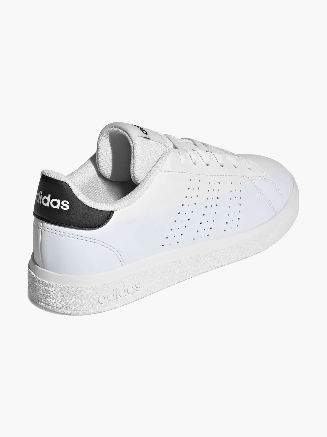 Детские тренировочные кроссовки со шнуровкой Adidas, белый — фото 4