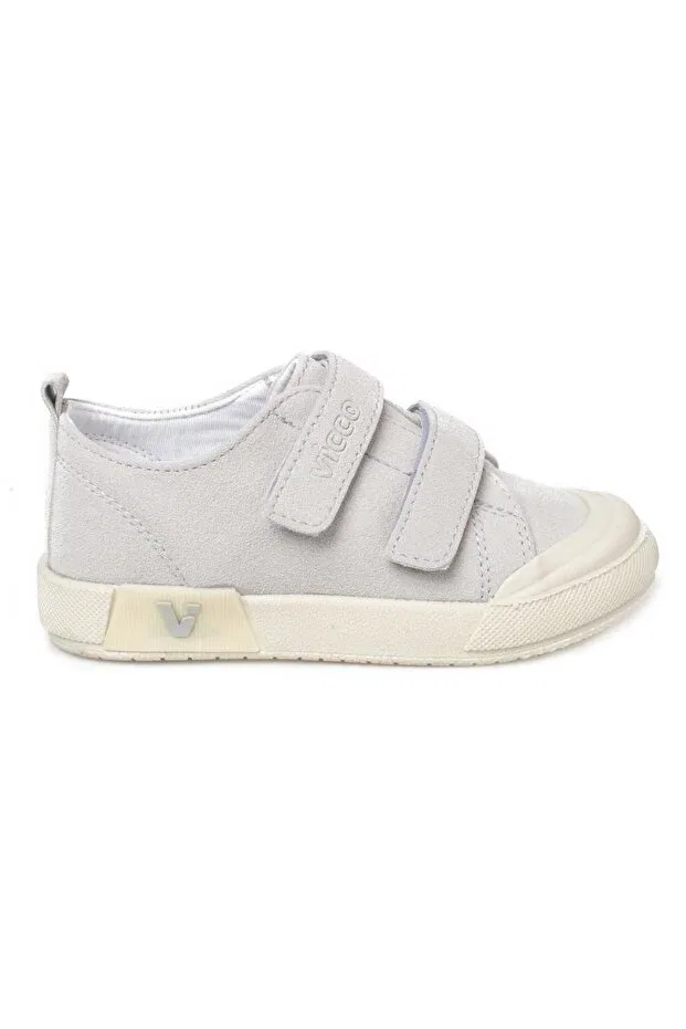 Детские ботинки для девочек на липучке Mago Booties Vicco, Gray — фото 2