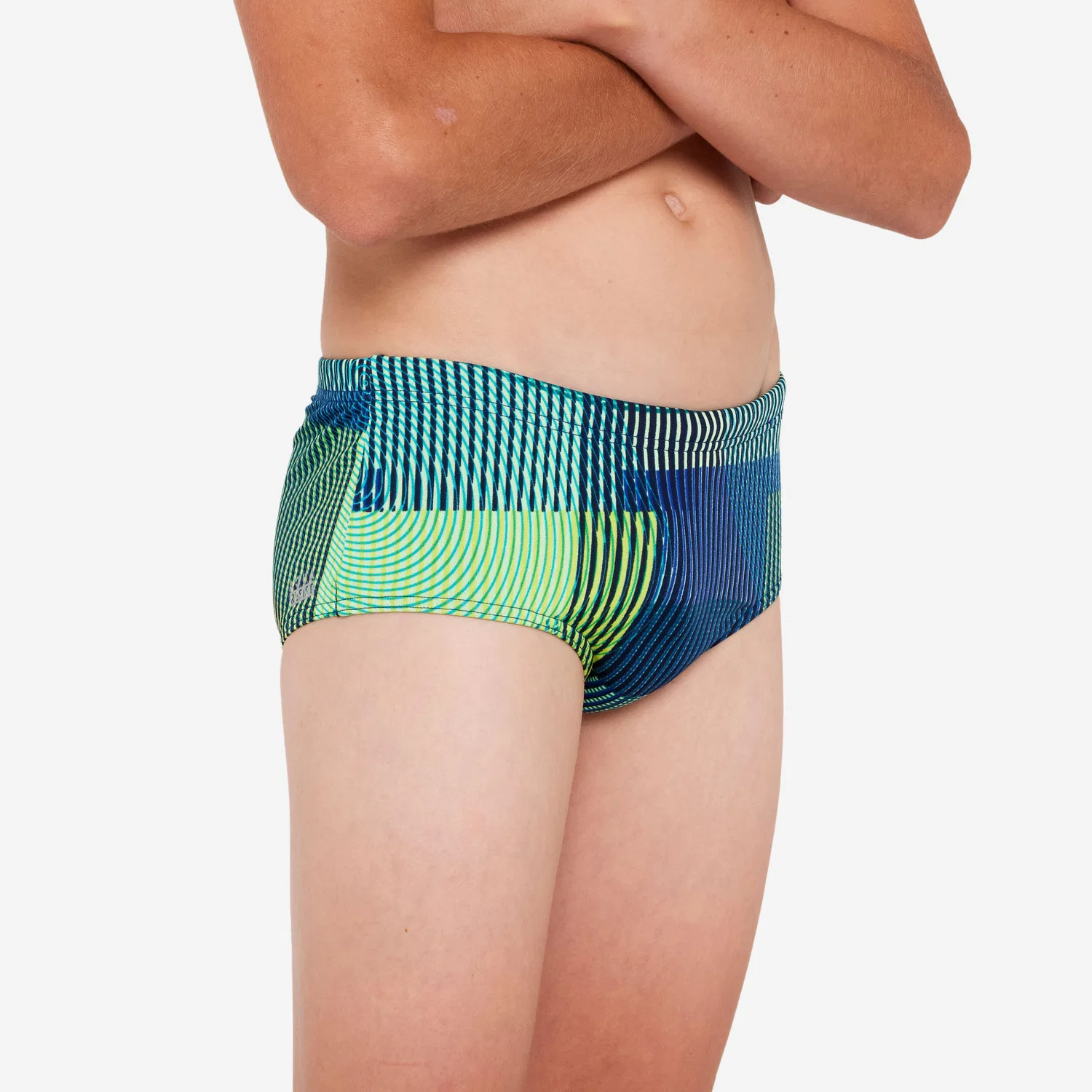 Детские плавки для мальчиков с принтом Trunk Jungen Decathlon, Elektroblau — фото 3