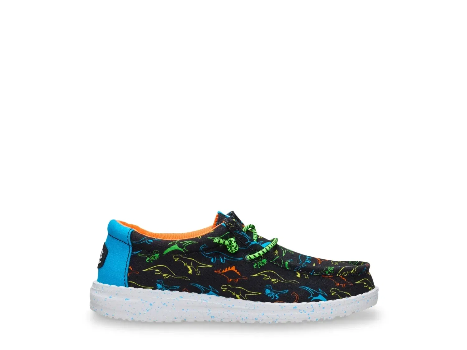 Слипоны Dinoworld Wally Slip-On HEYDUDE, черный/мультиколор — фото 2